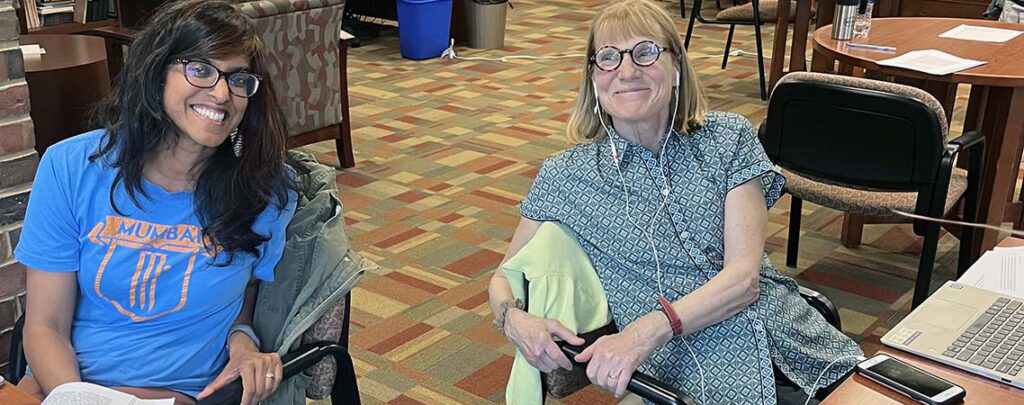 faculty in the writing center